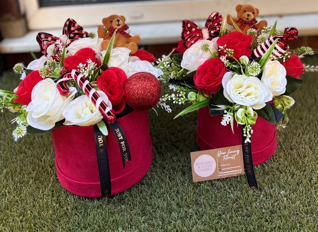 Luxury christmas hatbox